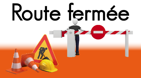 Fermeture du chemin de la Croisette