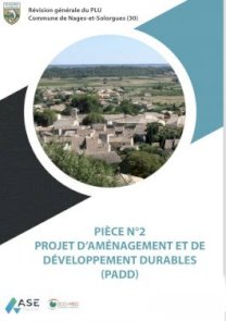 Réunion publique le 2 octobre à 18h30 au foyer : Projet d’Aménagement et de Développement Durable (PADD)