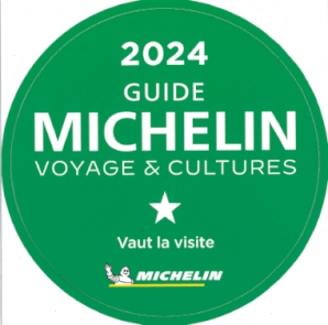 Macaron vert du guide Michelin 2024