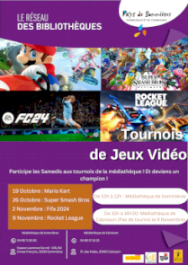 Programmation des animations dans le Réseau des bibliothèques du Pays de Sommières.