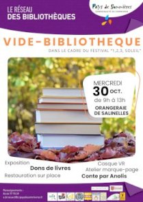 Programmation des animations dans le Réseau des bibliothèques du Pays de Sommières