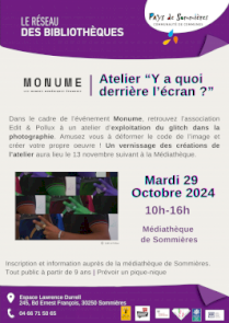 Programmation des animations dans le Réseau des bibliothèques du Pays de Sommières