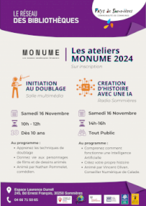 LES ATELIERS MONUMES 2024