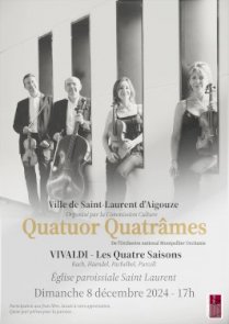 Concert à l'église de Saint-Laurent d'Aigouze - Dimanche 8 décembre 