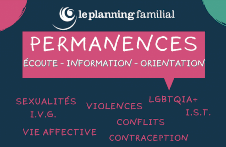 Permanences PLANNING FAMILIAL