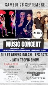 CONCERT GUY ET ATHENA GALAXI + THE GATS