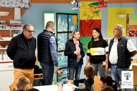 Visite à l'école de Fontanès