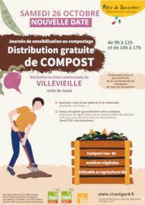 Distribution gratuite de compost à Villevieille nouvelle date