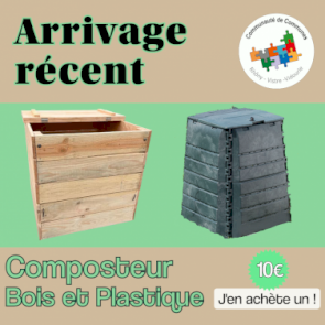 Arrivage Composteurs Bois/Plastique