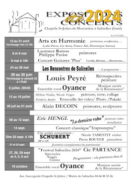 PROGRAMME CHAPELLE (1/1)