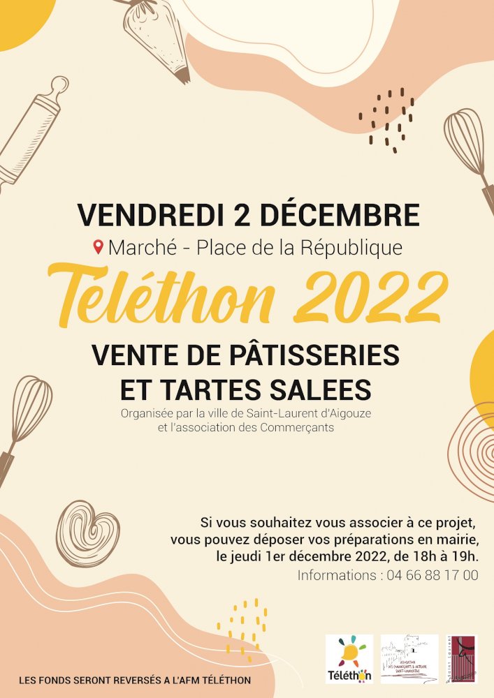 Info-Flash – Saint-Laurent-d’Aigouze (30220): Telethon 2022