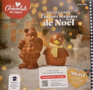 VENTE CHOCOLATS - APEA Aubussargues Bourdic (1/1)