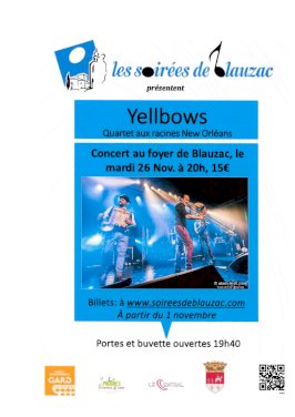 LES SOIREES DE BLAUZAC - CONCERT - MARDI 26 NOVEMBRE  (1/1)