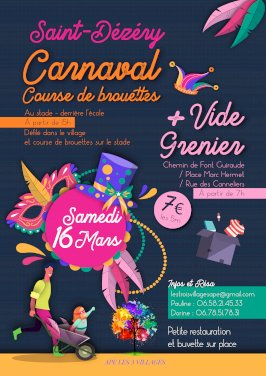 Vide grenier/Carnaval et course de brouettes samedi 16 mars 2024 (1/1)