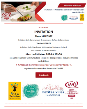 Rencontre de la CMA du Gard à destination des artisans (1/2)
