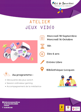 Atelier jeux vidéo (1/1)