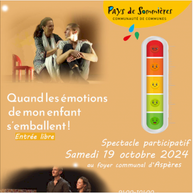 Spectacle participatif : quand les émotions de mon enfant s'emballent (1/1)