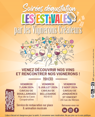 Les Estivales des Vignerons Créateurs : soirées dégustation et concerts (1/1)