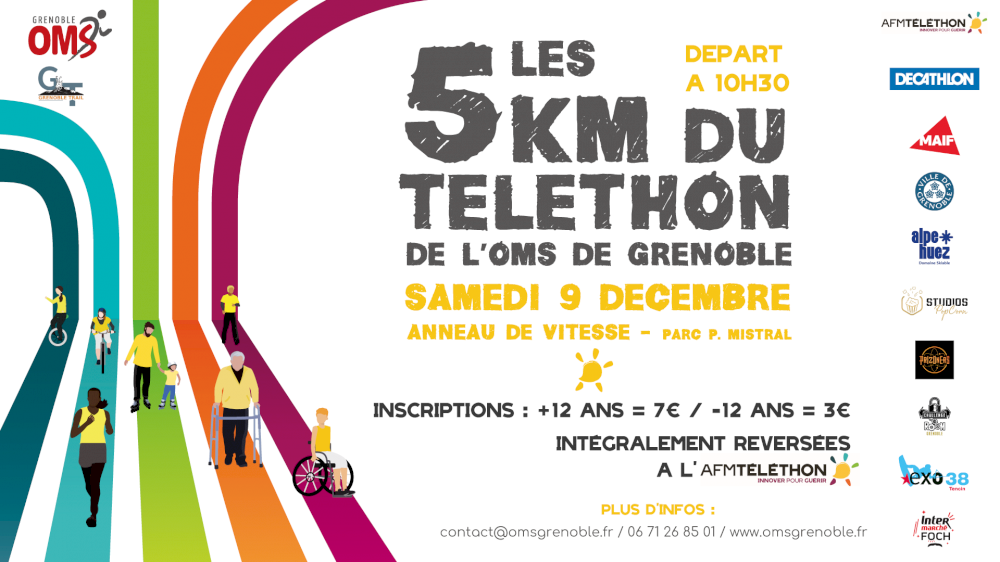 Les 5km du Téléthon de l’OMS de Grenoble (1/1)