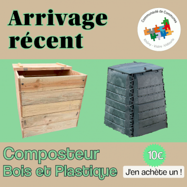 Arrivage Composteurs Bois/Plastique (1/1)